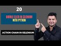 Double Click In Selenium With Python | ActionChains In Selenium WebDriver