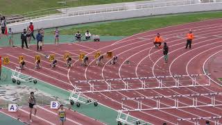 H31　千葉県総体　3支部予選　女子100mH　2組