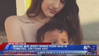 Missing NJ woman found dead in TN; son found safe