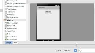 Android Studio Tutorial - 13 - Working with Toggle Button