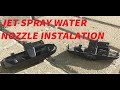 How To Install And Adjust Jet Spray Windshield Washer Nozzles On Your Car.