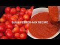 BULK PEPPER MIX RECIPE WITH DETAILED MEASUREMENT.