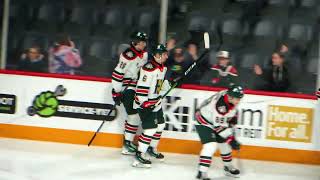 Markus Vidicek during pre-game warm-up at the Eagles @ Mooseheads hockey game