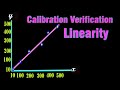 CALIBRATION VERIFICATION  LINEARITY