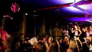 JACKEL & Trikkstar Playbak performing 'Make it Dance' at the Living Dolls show