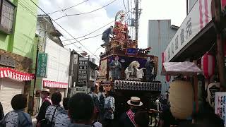 ２０２２年 石岡の祭り(常陸国総社宮例大祭)金丸町 初日神幸祭 山車出発式！ 弁財天！同時に２体見れました❤️９月１７日  茨城県石岡市