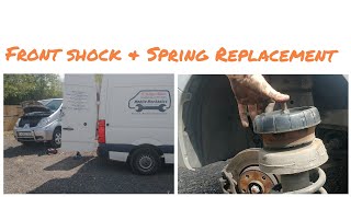 Renault Trafic  Vauxhall Vivaro Front Suspension Shock Absorber McPherson Strut & Spring Replacement