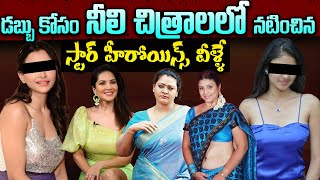 B Grade Film Heroines | డబ్బుకోసం నీ*లి చిత్రాల్లో నటించిన హీరోయిన్స్ వీళ్లేనా? Dont miss last one