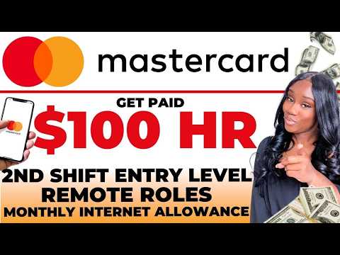 MASTERCARD WORK FROM HOME GUARANTEES UP TO 4,000/WEK FINANCING REMOTE JOBS