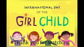 international girl child day status|International girl child day 2023