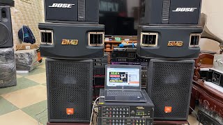 JARGUAR 506N ghép với loa BMB Và loa bose hát karaoke chuẩn bài luôn, giá tốt ngày Tết LH0339902222