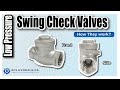 [Swing Check Valve] How is a check valve works?