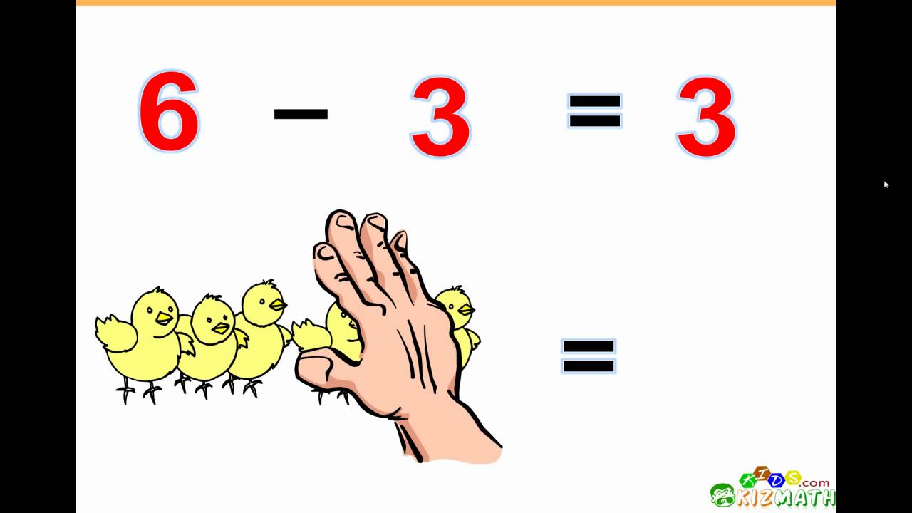 Basic Subtraction Math Lesson Learn To Subtract Youtube