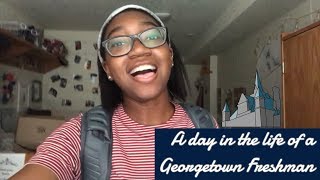 A Day in the Life of a Georgetown Freshmen