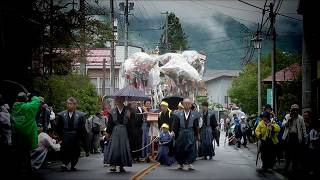 古町のまつり2018 廣瀬神社 御輿渡御（南会津町古町）