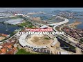 PROGRES TOL SEMARANG DEMAK FLYOVER SAYUNG VIDEO DRONE