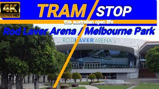 ⁴ᴷ ATP/WTA Australian Open #AO2022 | TRAMSTOP - RLA Melbourne Park - Calm before the Storm-Crowds