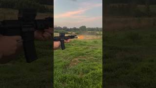 How effective is an A2 flash hider? #rangeday #556 #guns #fyp #shorts #testing