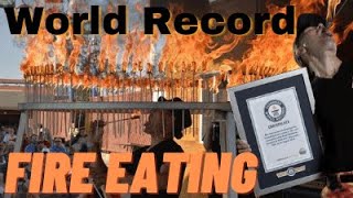 Guinness World Record Fire Eating 101 torches in 1 minute by F̐i̐r̐e̐G̐u̐y̐