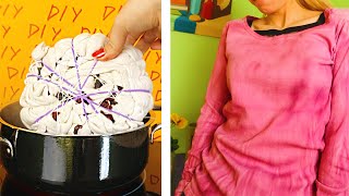 How to Paint a T-shirt with Hibiscus Tea #shorts