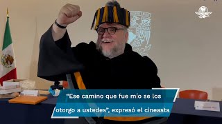 Guillermo del Toro grita su primer Goya al recibir Doctorado Honoris Causa de la UNAM