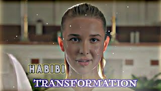 Habibi Girls Transformation Status 😵🔥 Power of water •• Habibi Song #shorts #statusvideo
