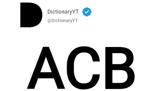 ACB Meaning in English