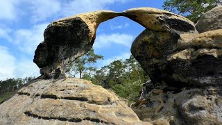 Felsenstadt Příhrazy im Böhmischen Paradies in Tschechien / Příhrazské skály / Český ráj