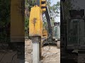 wow good idea drop hammer piling expert excavator shortsfeed shorts short shortvideo