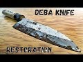 Restoring Deba. Japanese Kitchen Knife Restoration