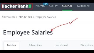 SQL : Employee Salaries I | HackerRank | SQL query, SQL basics