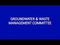 May 13, 2026, EMC Groundwater and Waste Management Committee Meeting