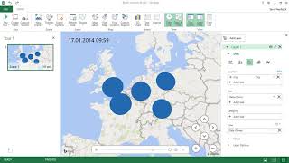 Excel - Geographical Charts with 3D Maps