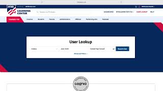 NFHSLearn Tutorials - User Lookup