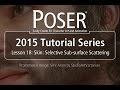 POSER Tutorial Lesson 18: Skin. Selective Sub-surface Scattering