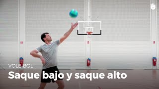 Saque bajo y saque alto | Voleibol