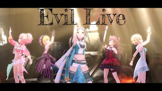 【Evil live Mv】Lipps ~速水奏，宮本フレデリカ，塩見周子，城ヶ崎美嘉，一ノ瀬志希~【デレステ】