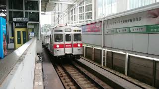 8月15日 東急8500系 8606F 二子玉川駅到着