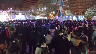 4K映像 第75回さっぽろ雪まつり大通11丁目会場 最終日 マイメロディ＆クロミ×SNOW MIKU廃 2025 スペシャルライトアップor楽しそうにペンライトを振るミク廃の皆様