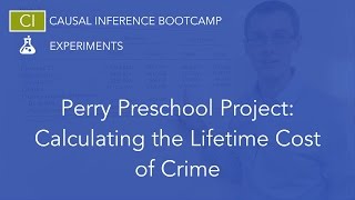 Perry Preschool: Measuring Lifetime Cost of Crime: Causal Inference Bootcamp