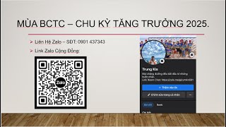 MÙA BCTC - KHỞI ĐẦU CHU KỲ TĂNG TRƯỞNG 2025.