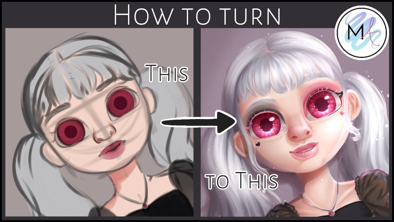 Digital Painting Process Speedpaint Tutorial Youtube