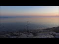 wangon空撮 drone japan 滋賀県　琵琶湖　湖北夕日 superb view of japan