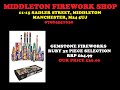 Gemstone Fireworks Ruby 32 piece selection box - £30 At Middleton Firework Shop - unboxing video