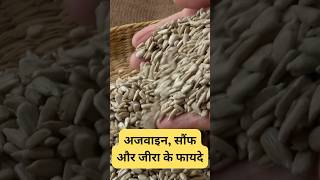 अजवाइन, सौंफ और जीरा खाने के 3 जबरदस्त फायदे! | Ajwain Saunf Jeera Benefits 🚀 #shorts #ajwain