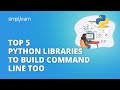 Top 5 Python Libraries To Build Command Line Tool | #Shorts | Simplilearn