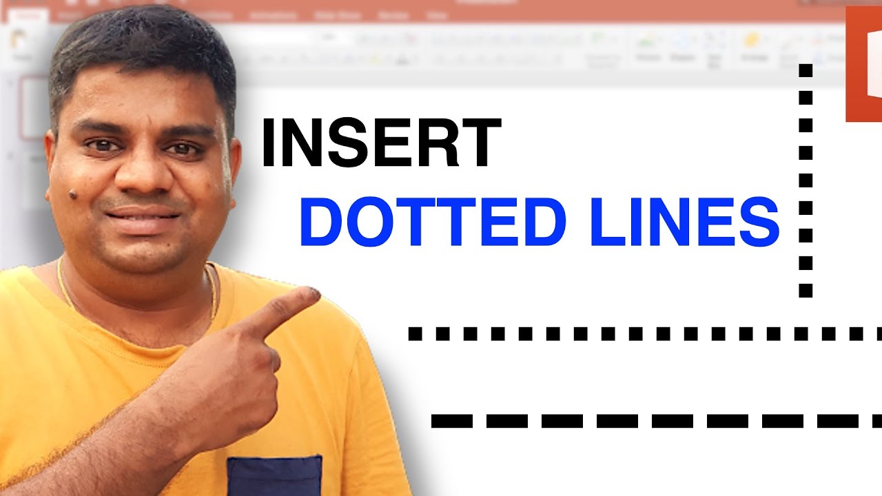 How To Add Dotted Line In Powerpoint Youtube