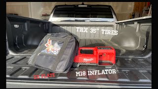 M18 Inflator + EZ Flate vs TRX 35’s