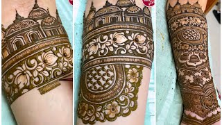 Special Bridal Mehendi with jhumka style Tutorial | Trendy Bridal Henna | Mehedi By Nowrin