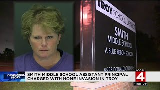 Assistant principal in Troy arrested for home invasion